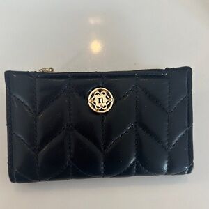 Black Quilted Leather Wallet